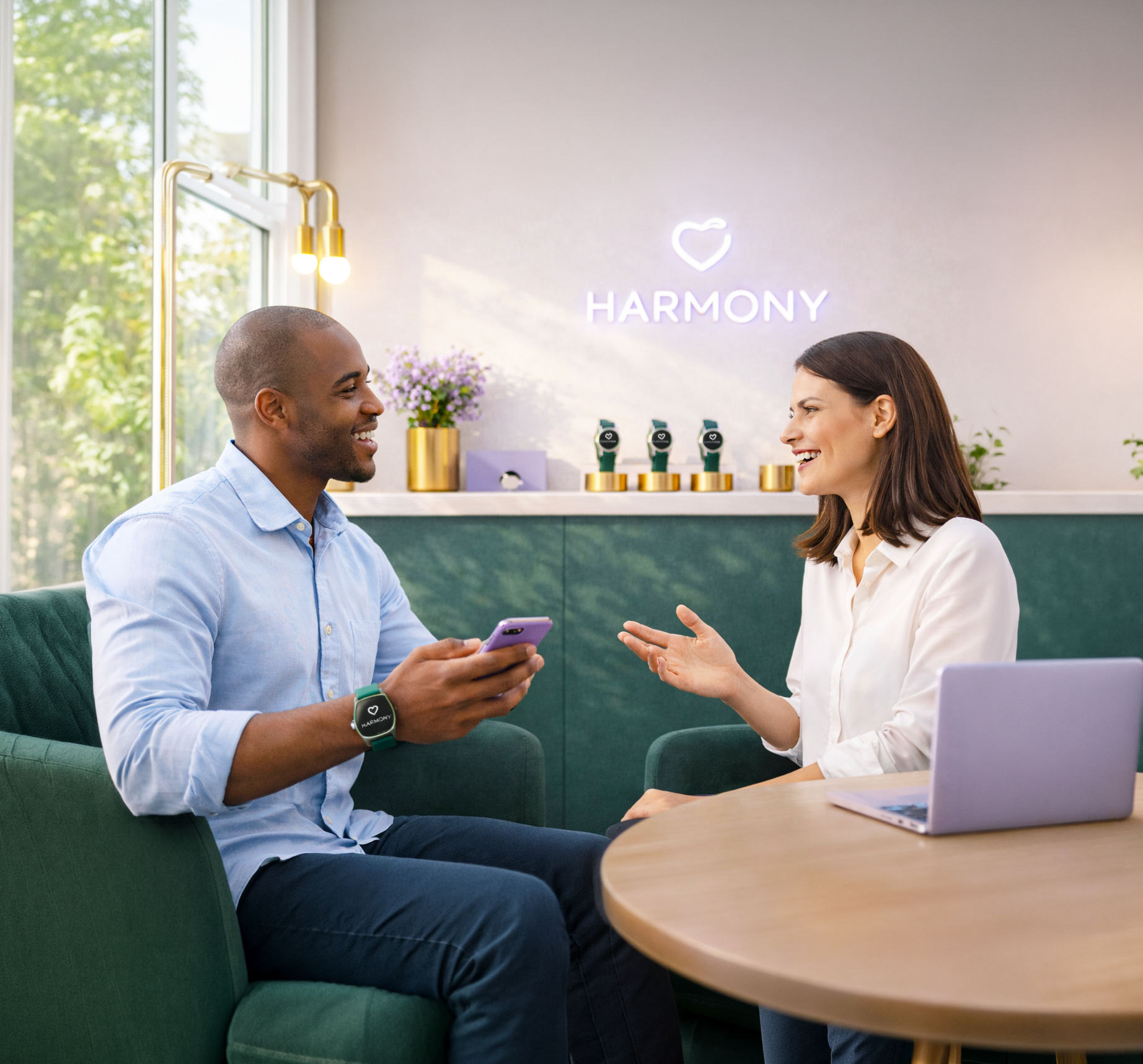 Discussion service après vente dans un point de vente Harmony